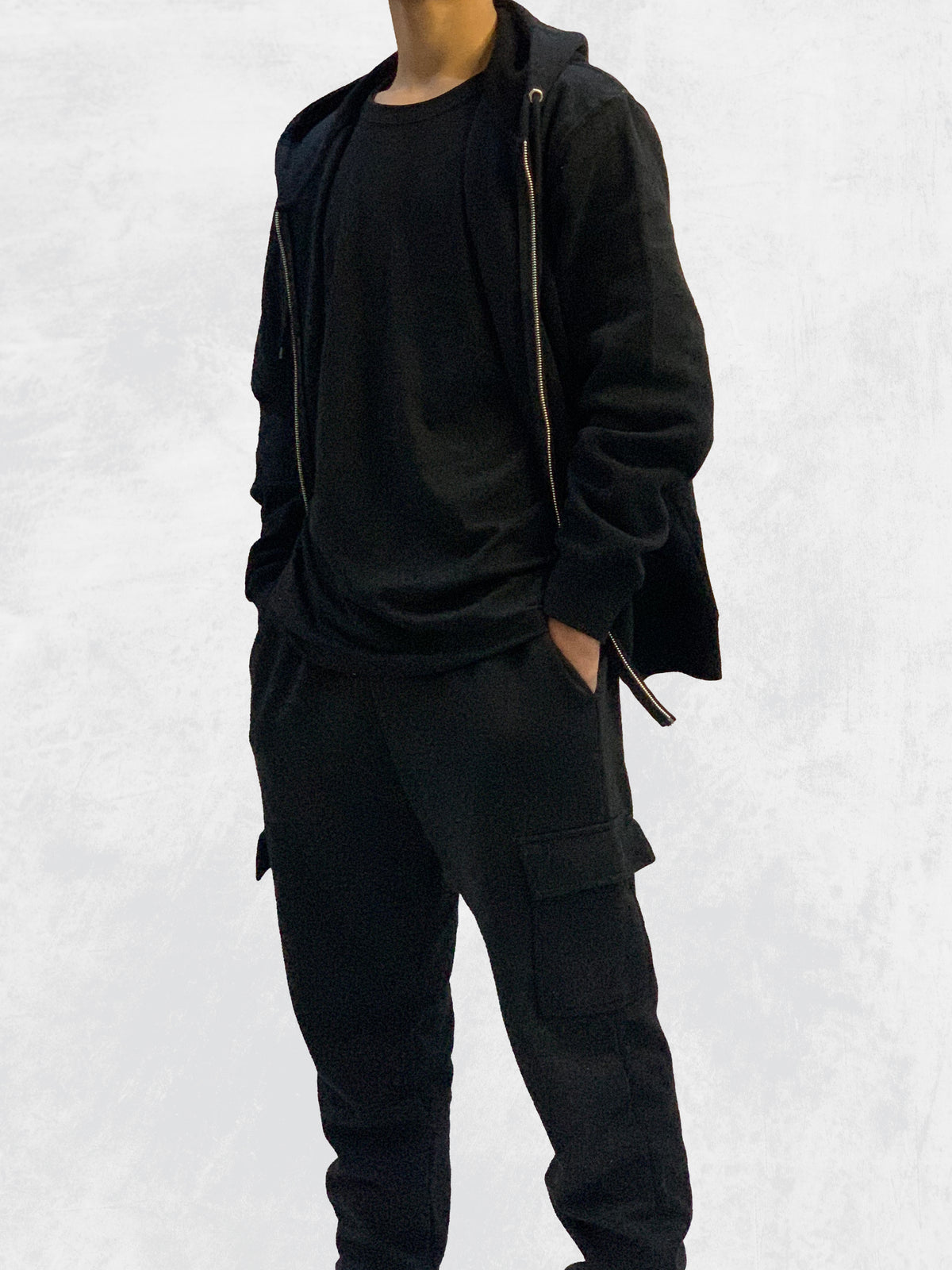 Black Cargo Tracksuit - Ultimate Streetwear Style