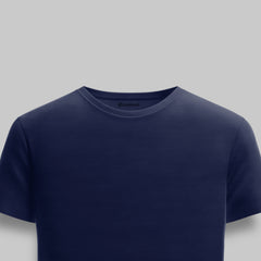 Navy Blue Basic T-Shirt