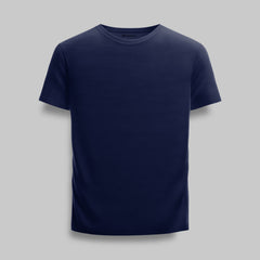 Navy Blue Basic T-Shirt