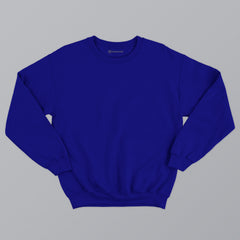 Royal Blue Basic Sweatshirt