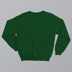 Dark Green Basic Sweatshirt